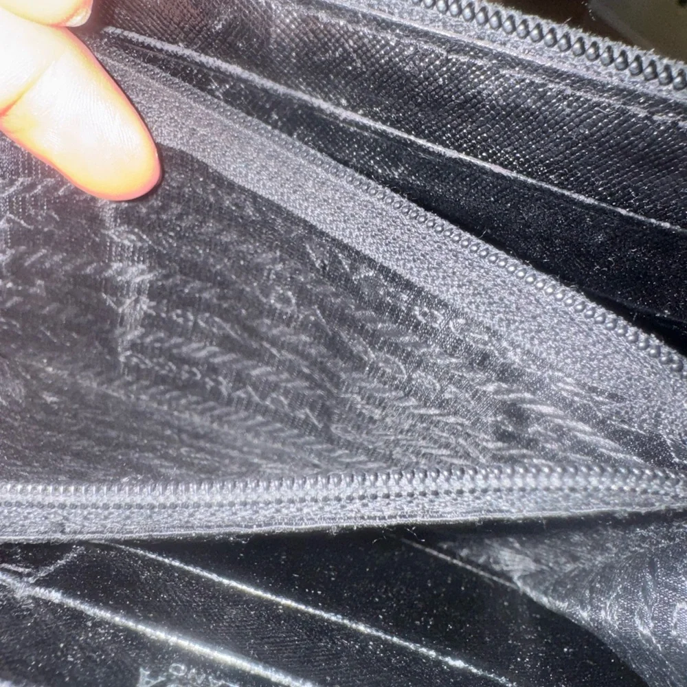 Vintage Prada Black Tessuto nylon wallet